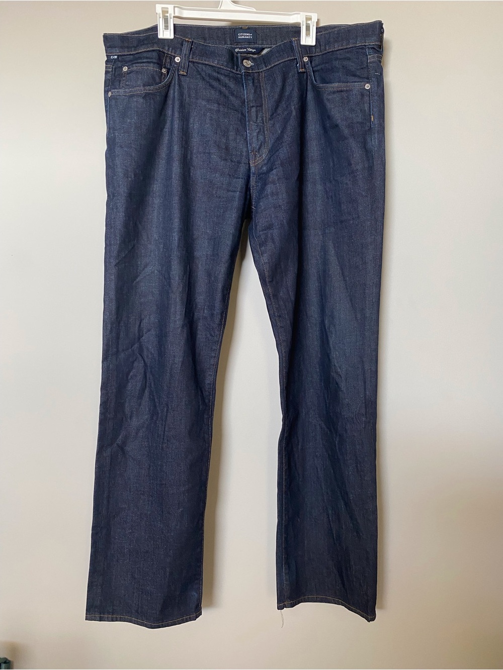 Citizens Of Humanity The SID Straight Fit mens Jeans in Dark Blue